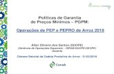 Políticas de Garantia de Preços Mínimos PGPM: Operações … · 2018-02-26 · de Preços Mínimos – PGPM: Operações de PEP e PEPRO de Arroz 2018 Allan Silveira dos Santos