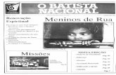  · Necessidade do Brasil e do mundo ... primeira revista de Escola Dominical e ... Manual Básico, Eclesiologia e duas ediçöes