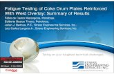 Fatigue Testing of Coke Drum Plates Reinforced With Weld ...refiningcommunity.com/wp-content/uploads/2017/07/Fatigue-Testing... · Fatigue Testing of Coke Drum Plates Reinforced With