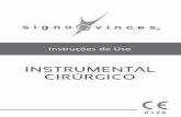 INSTRUMENTAL CIRÚRGICO - Signo Vinces€¦ · Chaves Digitais: Instrumental utilizado para conexão ... 2.0mm: Instrumento utilizado para verificação da profundidade do preparo