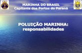 MARINHA DO BRASIL Capitania dos Portos do Paraná · MARPOL Artigo VI Detecção de Violações e Cumprimento da Convenção (1) As Partes da Convenção deverão cooperar na detecção