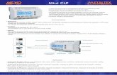 Mini CLP - metaltex.com.br · Série NEX14 (COM PORTA RS485 ADICIONAL) Modelo NEX14-AR NEX14-DR Expansão Sim Sim Alimentação 110 ~ 240VCA 12 ~ 24VCC Entradas 10 digitais Configurável: