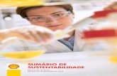 SUMÁRIO DE SUSTENTABILIDADE - shell.com · compromisso com a sustentabilidade e transparência ... As energias renováveis - incluindo eólica, solar, biomassa e energia do hidrogênio