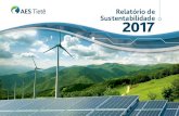 Relatório de Sustentabilidade 2017relatorio2017.aesbrasilsustentabilidade.com.br/tiete/pdf/Relatorio... · de geração solar e eólica com contratos de longo ... setor de energia