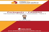 Português – FAURGS · 3. através dela o indivíduo contribui para seu enriqueci- ... Brasil e Portugal deveriam pensar juntos o ensino de português para aprendizes estrangeiros