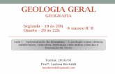 Disciplina: GEOLOGIA GERAL p/ GEO - bertoldi.weebly.com · Aula 1 - Apresentação da disciplina ... História Ecológica da Terra. Ed. ... PEDOLOGIA. OCEANOGRAFIA PEDOLOGIA. GEOGRAFIA