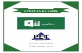 APOSTILA DE EXCEL - Pet Civil UTFPR · Figura 20 - Desproteger planilha _____ 19 Figura 21 – Barra de ferramentas ... o Excel é uma importante e poderosa ferramenta, sendo indispensável