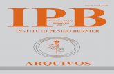 Volume 59 (2) Setembro 2017 - Fundação Penido Burnierfundacaopenidoburnier.com.br/.../2015/06/Revista-IPB-Set-2017.pdf · 3 Arquivos IPB - Volume 59 Arquivos do Instituto Penido