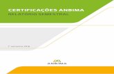 relatório semestral - anbima.com.br€¦ · Nesta terceira edição do relatório Certificações ANBIMA nosso objetivo ... fundamentos de economia, finanças e estatistíca é o