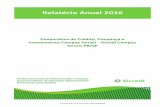 Relatório Anual 2016 - Sicredi · AJUSTES AO RESULTADO DO EXERCÍCIO 3.597 5.079 7.915 Provisão para operações de crédito ...