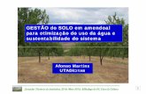 GESTÃO do SOLO em amendoal para otimização do uso da … · carência hídrica e nutritiva ... Tendência para o abandono da cultura no Algarve, face às baixas produtividades