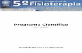 V CIF Programação Científica v3 020910 · Ana Cláudia Lipiani (MG ) ... 10:30 -10:50 Uma proposta de precificação dos serviços de Fisioterapia: um pilar para o marketing das