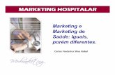MARKETING HOSPITALAR - ibedess.org.br FRE… · O Marketing de Serviços de Saúdetem como ponto-chave ... •Público influencia mutuamente a experiência de serviço e a percepção