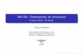 AB-701: Desempenho de Aeronaves - aer.ita.brflaviojs/sites/default/files/cursos/posgrad/AB701/... · fonte: Abbott, I. H.; Doenho , A. E.; Stivers Jr., L. S., Summary of Airfoil Data,