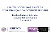 CAPITAL SOCIAL NAS BASES DA GOVERNANÇA E … · 2016-11-21 · Capital Social: formas de ... influência do capital social sobre estes estudos. ... BOURDIEU, Pierre. A Distinção:
