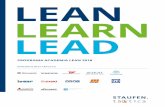 LEAN LEARN LEAD - staufen-taktica.com.br · Os slogans "Lean Management" e "Transformação digital" do- ... Através de abordagens práticas, as principais rotinas do TPM criam condições