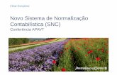 Novo Sistema de Normalização Contabilística (SNC)apavtnet.pt/upload/docs/SNC11DEZ2009.pdf · 6 Activos Intangíveis IAS 38 7 Activos Fixos Tangíveis IAS 16 8 Activos Não Correntes