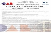 FGV PROJETOS DIREITO EMPRESARIAL - s3.amazonaws.com · x exame de ordem unificado– prova prÁtico-profissional – direito empresarial página 2 *atenÇÃo : antes de iniciar a