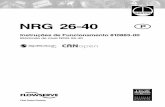 Eléctrodo de nível NRG 26-40 - preview.flowserve.compreview.flowserve.com/files/Files/Literature/ProductLiterature/... · 1 Exemplar de manual de instruções. ... NRG 26-40: TÜV