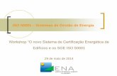 ISO 50001 Sistemas de Gestão de Energia - …€¦ · ISO 50001 – Sistemas de Gestão de Energia Introdução aos Sistemas de Gestão de Energia Princípios da ISO 50001 Relação