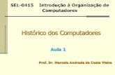 SEL-0415 Introdução à Organização de Computadoresiris.sel.eesc.usp.br/sel415m/Aula 1 - Historico dos Computadores.pdf · n Integração de componentes em um único invólucro