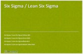 Six Sigma / Lean Six Sigma · 1 Six Sigma / Lean Six Sigma Six Sigma / Lean Six Sigma Yellow Belt Six Sigma / Lean Six Sigma Green Belt Six Sigma / Lean Six Sigma Black Belt