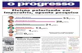 Eleição polarizada em Imperatriz, aponta pesquisaoprogressonet.com/media/issue/pdf/2016-09-17/20160918.pdf · muitas poças d’água. Quan-do não chovia, era muita po-eira, ninguém