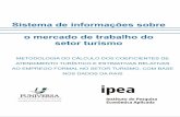 Sistema de informações sobre o mercado de trabalho … · sistema de informaÇÕes sobre o mercado de trabalho do setor turismo no brasil governo federal ministÉrio do planejamento,