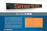 SmartLED - mobitec.com.br · LINHA SMART LED Dimensões Caracteres Corrente (A) pA x pB H W Tw Th Hh 1 Linha 2 Linhas 12 V Circuito de Proteção 24 V Circuito de Proteção 8 x 48*