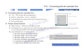 TLC - Cromatografia de camada fina - uma.pt · Química Analítica / JCM TLC - Cromatografia de camada fina Cromatografia de camada fina TLC -Thin Layer Chromatography planar / adsorção