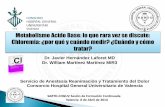 Metabolismo Acido Base: lo que rara vez se discute: … · Deshidratación con hipernatremia ... En 488 pacientes en UCI- de enero a Diciembre de 2009 Incidencia de las anormalidades