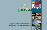 Ação Laboratorial na Defesa Agropecuária · Áreas de Atuação da Rede • Agrotóxicos e Aﬁns • Diagnóstico Animal • Diagnóstico Fitossanitário • Físico-química