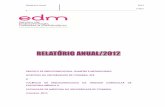 SERVIÇO DE ENDOCRINOLOGIA, DIABETES E …endocrinologia-chuc.org/uploads/files/relatorios/relatorio2012.pdf · [relatório anual 2012 Índice ] serviÇo de endocrinologia, diabetes