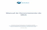Manual de Gerenciamento do SREA - anac.gov.br · Manual de Gerenciamento do SREA Gerência Técnica de Resposta a Emergências (GTRE) Gerência de Operações Aeronáuticas e Aeroportuárias