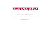 KAPITALO CICLO GESTORA DE RECURSOS LTDA. · Em 02 de abril de 2014, a Vinci Partners Investimentos Ltda. (“Vinci”) se tornou sócia da Ciclo Capital mediante aquisição de 10%