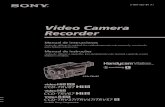 Video Camera Recorder - Sony eSupport · Gracias por su compra de esta videocámara Sony Handycam VisionTM. Con su Handycam Vision, podrá capturar esos preciosos momentos de la vida