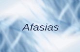Afasiasecaths1.s3.amazonaws.com/.../1581588158.AFASIAS.pdf · Afasia Motora Transcortical/Afasia Motora Extra-perissilviana a lesão é anterior e a área motora suplementar e o córtex