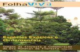 Número 26 • Ano VII • Janeiro/Março 2004 FolhaViva · Os nossos navegadores difundiram diversas plantas cultivadas entre os diferentes continentes e introduziram-nas também
