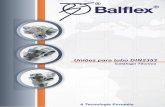 Catálogo Técnico - Balflex® · As classes de pressão para as uniões para tubo DIN 2353 Balfit seguem a classificação das normas ISO e DIN: - LL para uniões de série ultra-ligeira,