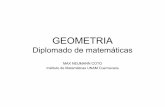 GEOMETRIA - matem.unam.mx · L4 Figuras inscritas y circunscritas. L5 Teoría de las proporciones abstractas L6 Figuras geométricas semejantes y proporcionales.
