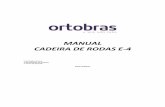 MANUAL CADEIRA DE RODAS E-4 - …acadef.dominiotemporario.com/wp-content/uploads/2017/10/MANUAL... · 8.10- Operação manual da cadeira de rodas: ... 8.11- Retirada da caixa de ...
