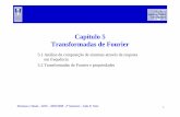 Capítulo 5 Transformadas de Fourier - Técnico Lisboa · • Transformada de Fourier de sinais finitos – Considere um sinal discreto y(n) que é finito – Defina-se um sinal periódico