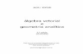 Àlgebra Vetorial e Geometria - docs.ufpr.brjcvb/online/geo-1.pdf · Vetores,doProfessorLeoBarsotti,querecomendamosatodos osalunosqueaspiramaumaprofundamentoeaummaiorrigor noassunto.