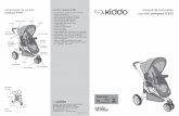 manual 889 compass II - kiddo.com.br · PARA A SEGURANÇA DA CRIANÇA Antes de colocar a criança no carrinho, acione os freios traseiros. Para liberar o cinto, pressione o botão