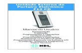 Manual do Usuário - HDL · Programação do nível de sensibilidade do teclado capacitivo do ... Programação de ajuste do contraste do visor do LCD (display de cristal líquido)