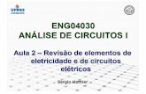 Aula 2 - UFRGS Haffner/aula02.pdf · o A unidade utilizada para medir a resistência é o ohm (Q). o No resistor linear, ... 22 33 39 56 68 82 tolerância 5k Padråo E24