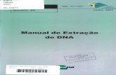 Manual de Extração de DNA - ainfo.cnptia.embrapa.br · Manual de Extração de DNA I Manual de extração de DMA 200 31650-1 . REPÚBLICA FEDERATIVA DO BRASIL ... José Roberto