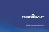 Catálogo de Produtos Nordap (PDF) - Ser Digital · eﬁciência, ﬂuido refrigerante R-2, R-407C e HFC R-410A, evaporadores com diversas posições de montagens e ﬁltragem G1