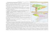 América do Sul: América andina e Guianas · Web viewCaracterísticas gerais da América do Sul A América do Sul compreende a área que se estende do sul do istmo do Panamá ao