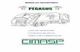 Manual do proprietário Pegasus - cimasp.com.br · (resíduos sólidos urbanos) seja transportado para dentro da caixa de carga. ... Utilize somente os locais determinados para transporte